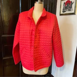 Quilted cozy vintage liner jacket